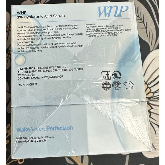 WNP 3% 4D Hyaluronic Acid Serum Ultra Hydrating Serum 30 Vials - Picture 2 of 3